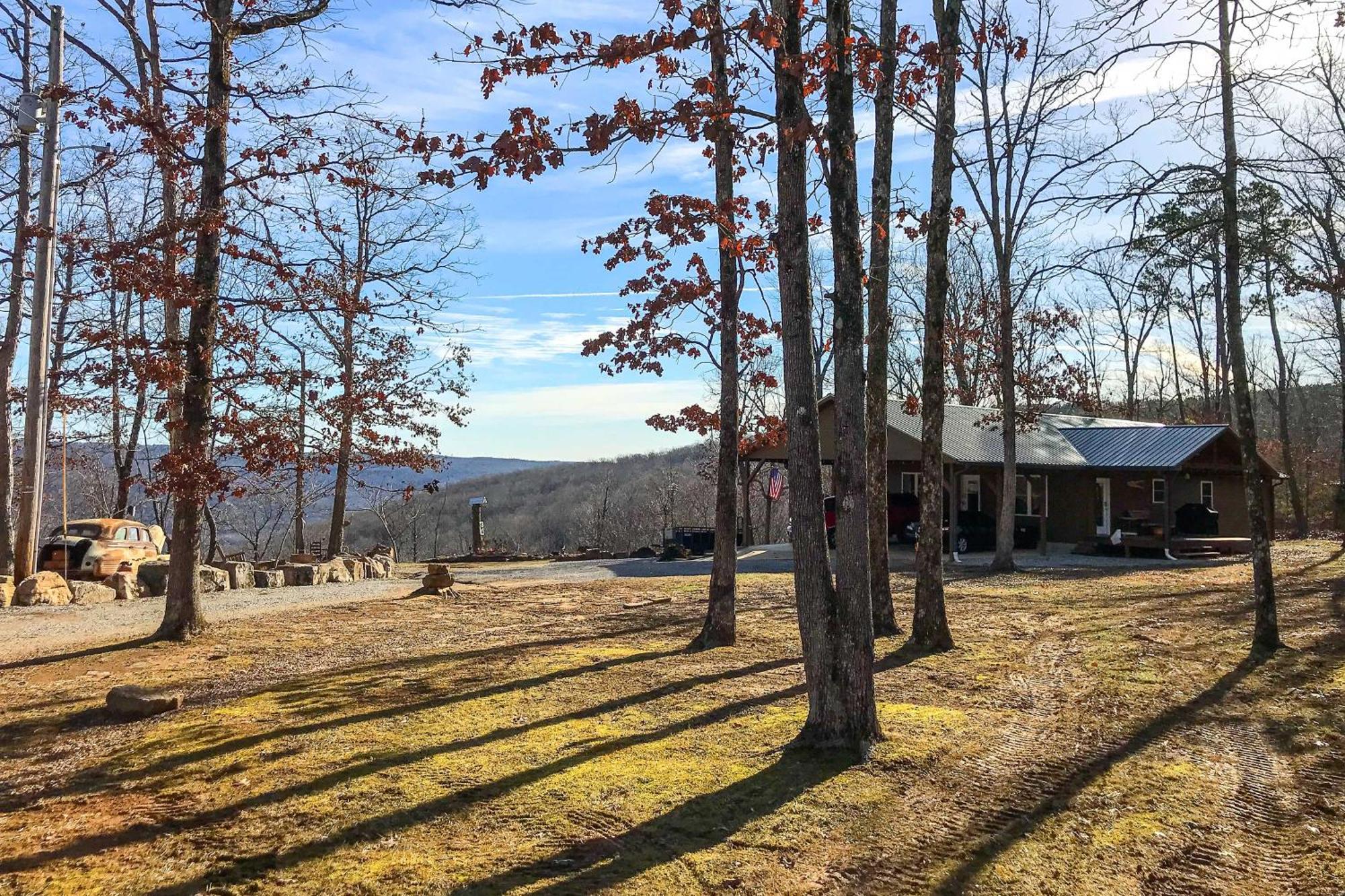 Spacious And Elegant Mountain View Cabin With Deck! Exterior foto